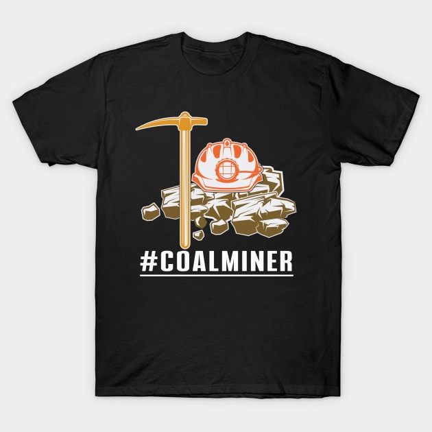 Coal Miner T-Shirt by WyldbyDesign